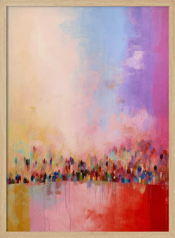 Tablou înramat „Colorful Haze” de Treechild