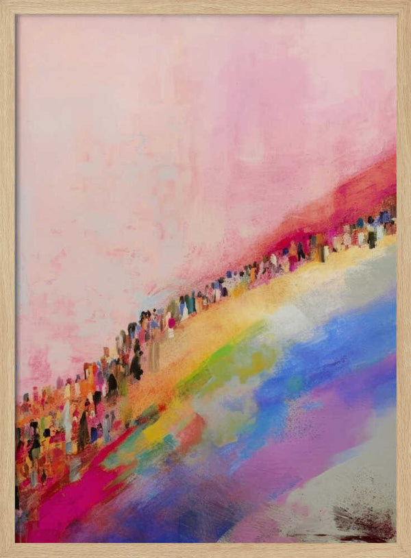 Tablou înramat „Pastel Dreamscape” de Treechild