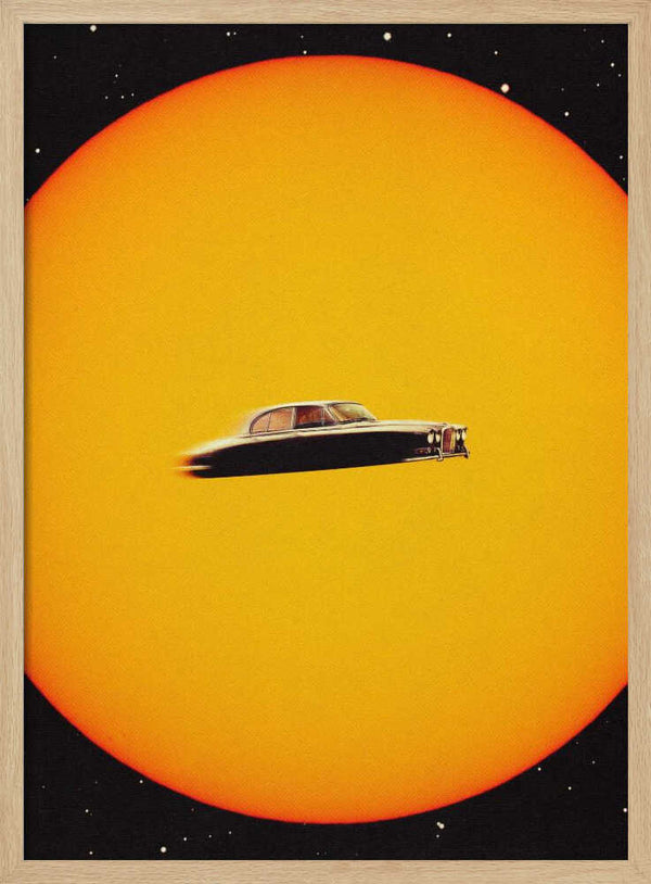 Tablou înramat „Space Chase” de Taudalpoi