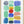 Tablou înramat „Color Blocks I” de Louise van Terheijden