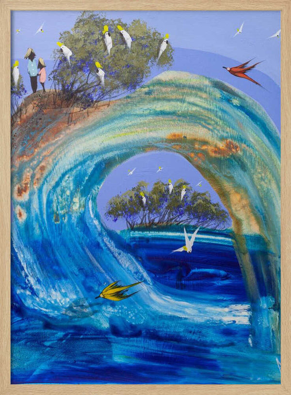 Tablou înramat „Flowing with you” de Adam Bogusz