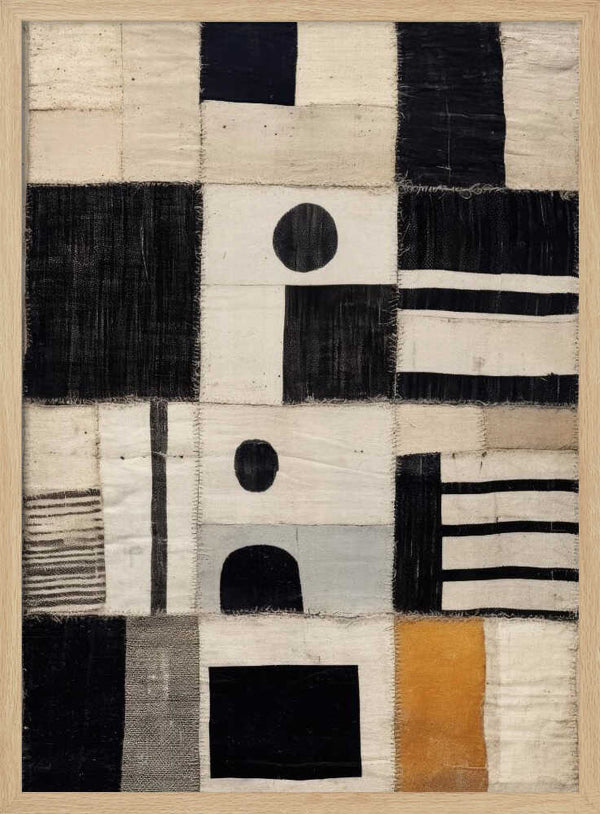 Tablou înramat „Patchwork Symphony” de Treechild