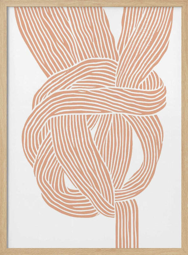 Tablou înramat „Endless Loop Lines” de Treechild