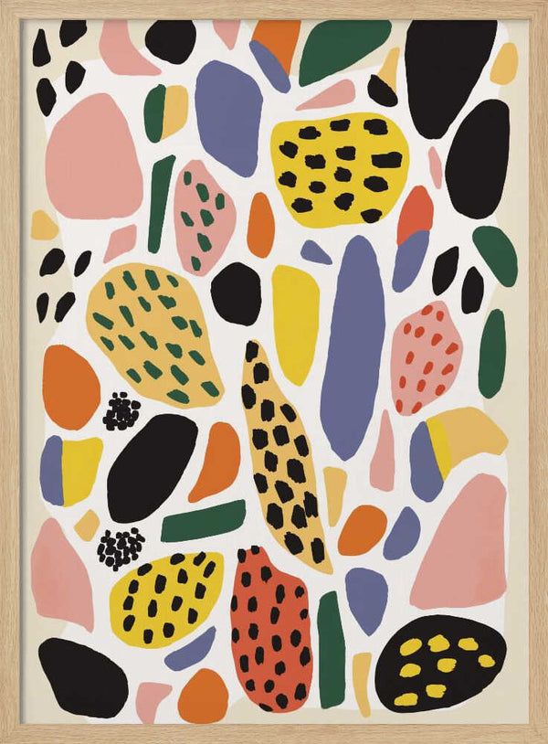 Tablou înramat „Colorful Chaos” de Treechild