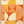 Tablou înramat „Spring Mid Rhapsody Orange 3” de Ana Rut Bre