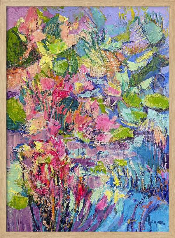 Tablou înramat „Vibrant Floral Dreams” de Dorothy Fagan