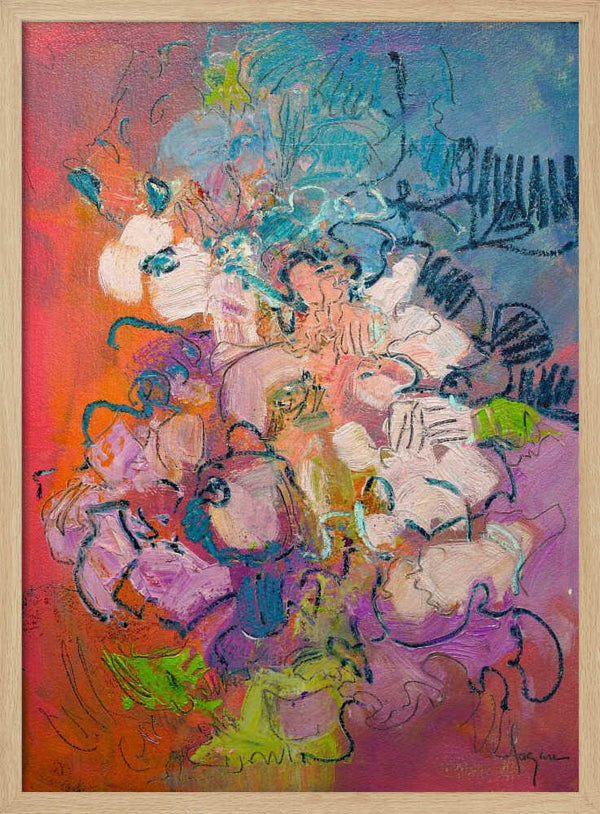 Tablou înramat „Floral Dreamscape” de Dorothy Fagan