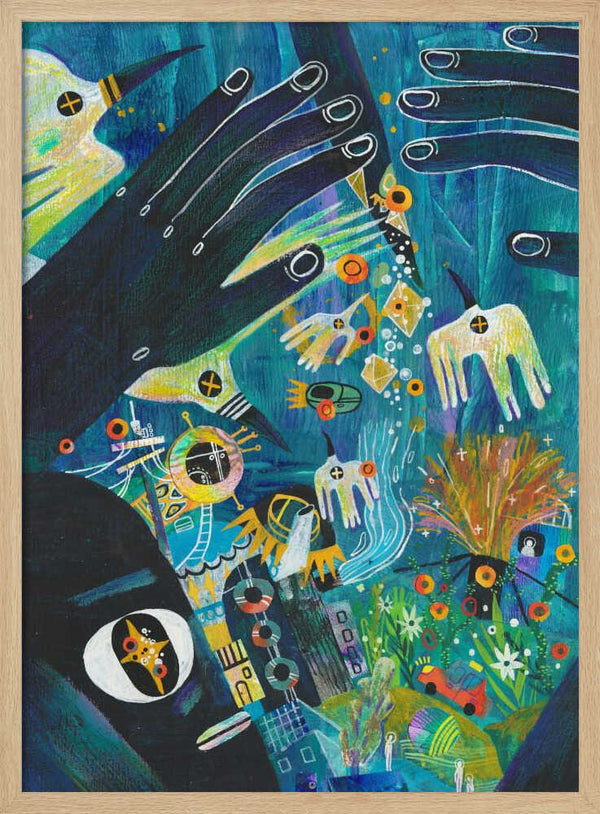 Tablou înramat „Seagulls” de Changyu Zou