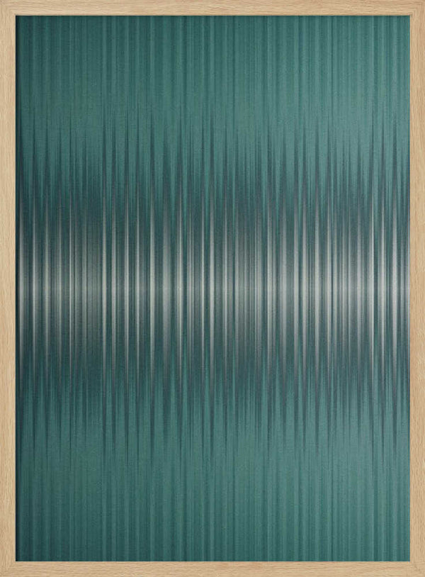 Tablou înramat „Euphoria - Green and White” de Alma