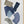 Tablou înramat „Blue & Brown Paint Blocks” de Orara Studio