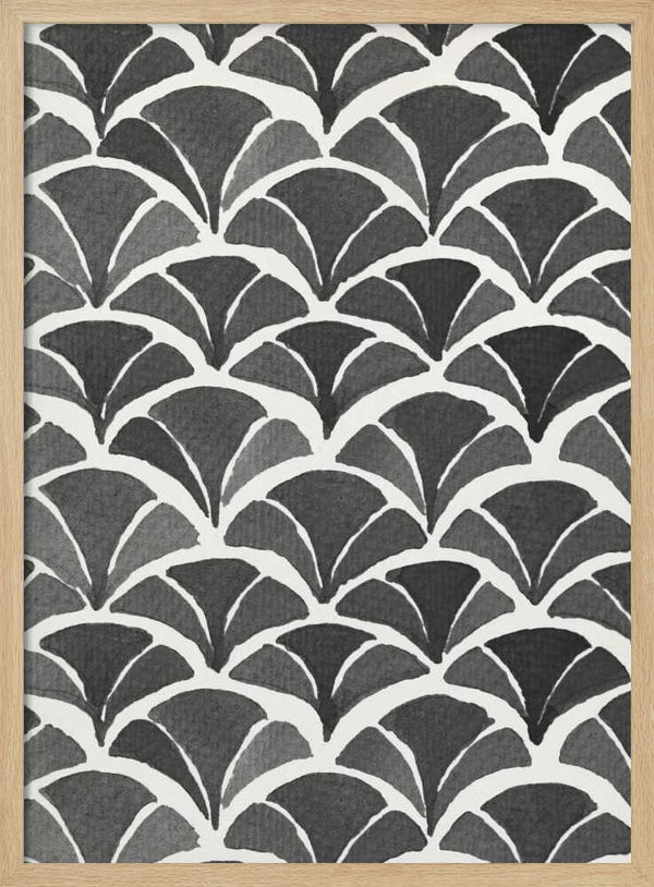 Tablou înramat „FAN FAN” de Fun Qui