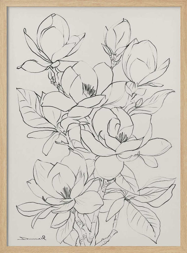 Tablou înramat „Magnolia Tree” de Dan Hobday