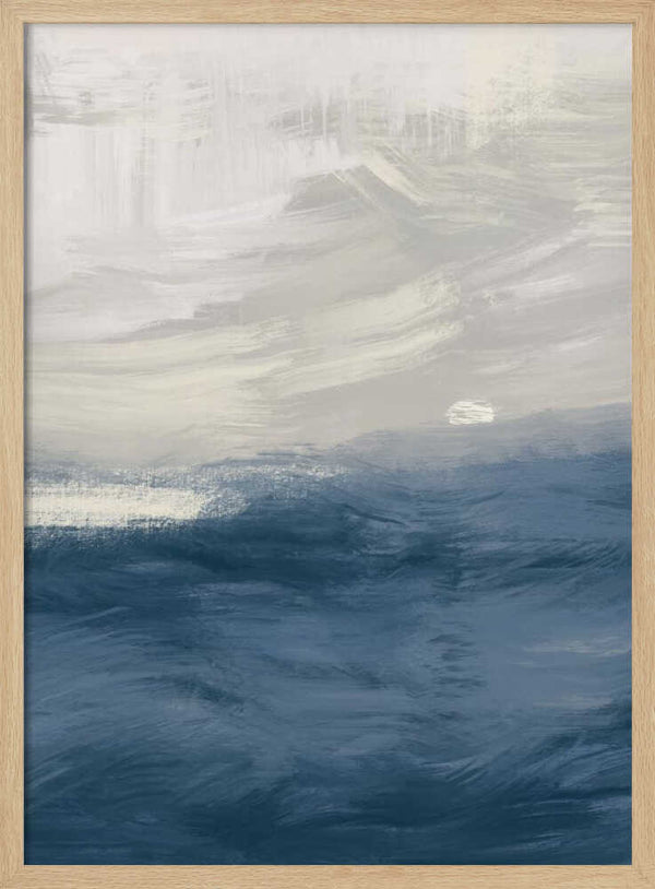 Tablou înramat „Ocean's Tranquility” de Little Dean