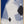Tablou înramat „Blue Black and White Abstract” de Little Dean