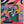 Tablou înramat „Colorful Line Ribbon Abstract” de Little Dean