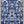 Tablou înramat „Symmetrical Blue and White Pattern” de Little Dean