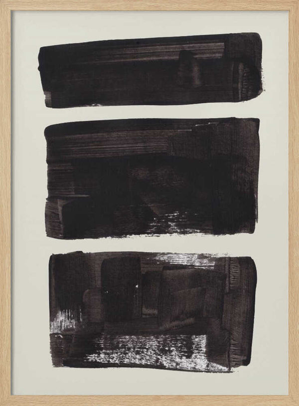 Tablou înramat „Ink Motif 9” de Ejaaz Haniff