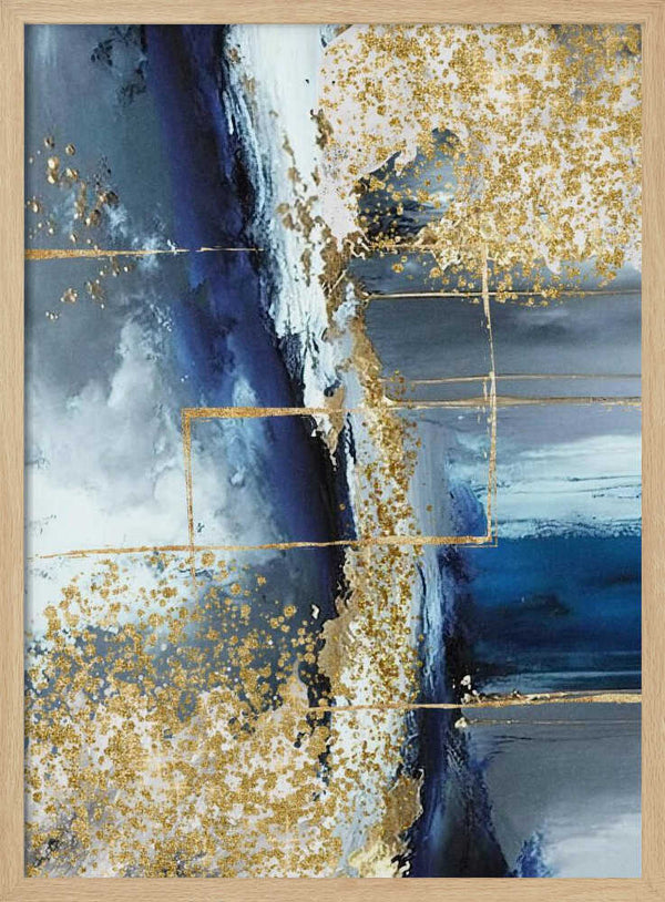 Tablou înramat „Blue Marble” de Sally Ann Moss