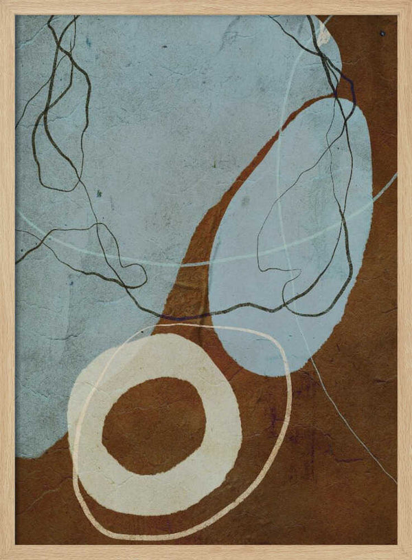 Tablou înramat „Abstract Whispers” de Treechild