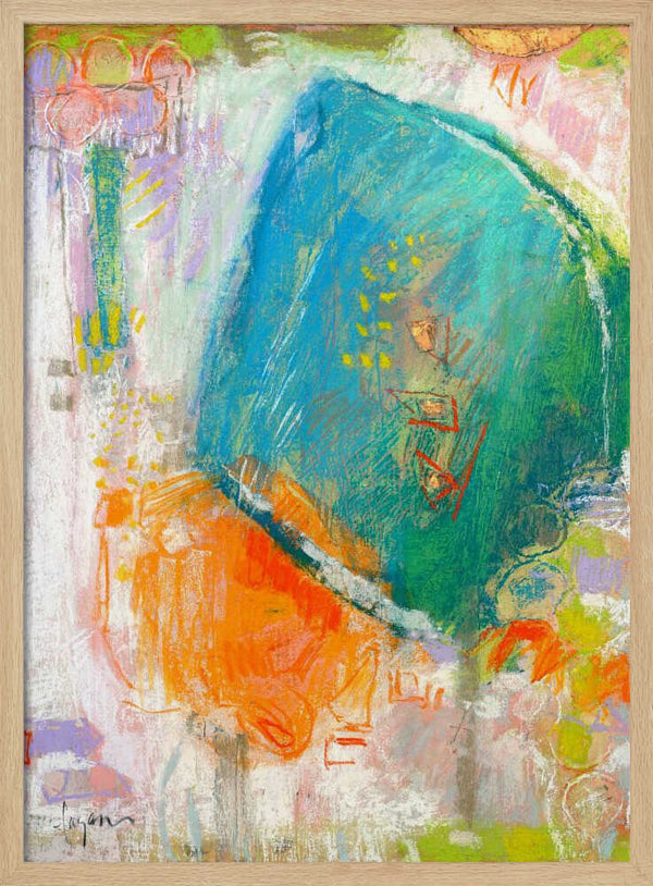 Tablou înramat „Vibrant Whirl” de Dorothy Fagan