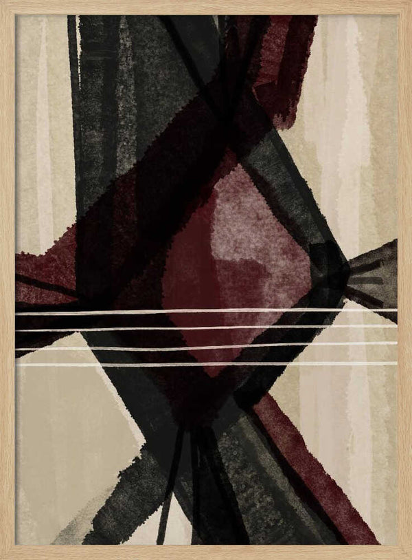 Tablou înramat „Movement III” de Gemma Bardot