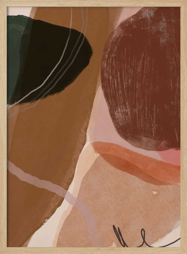 Tablou înramat „Chatter” de Gemma Bardot