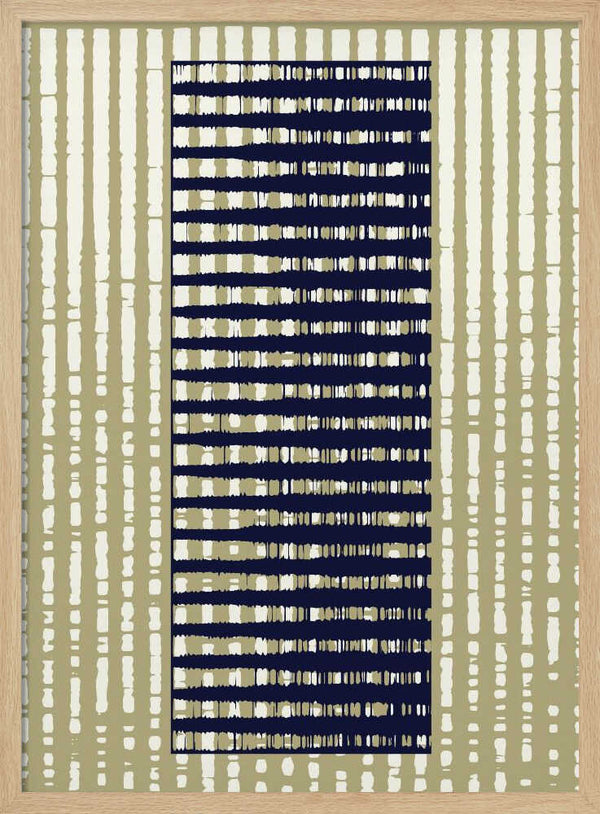 Tablou înramat „Geometric Pattern with Vertical Stripes” de Petr Strnad