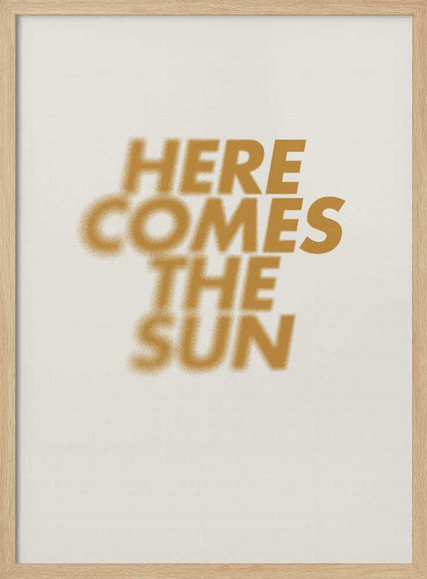 Tablou înramat „Sunlit Arrival” de THE MIUUS STUDIO