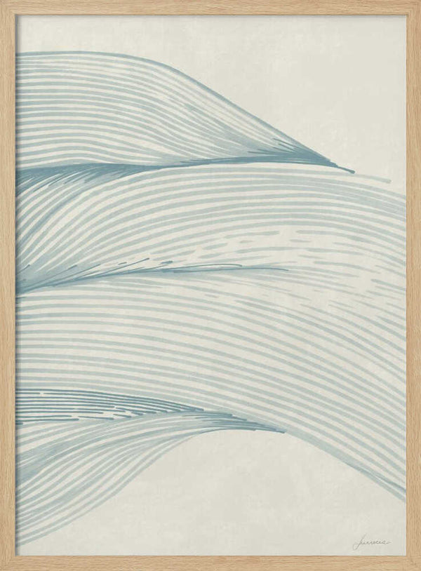 Tablou înramat „Ocean in lines 01” de Lucrecia Caporale