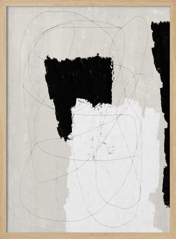 Tablou înramat „Chaotic Harmony” de THE MIUUS STUDIO