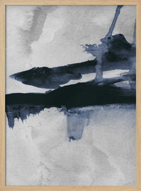 Tablou înramat „Blu 1” de Dan Hobday