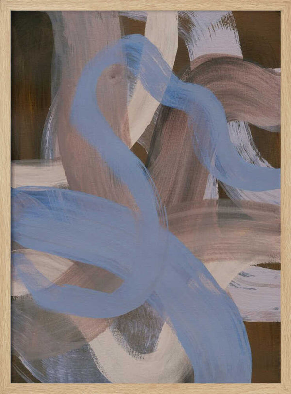 Tablou înramat „Abstract Brush Strokes 124X” de Mareike Böhmer