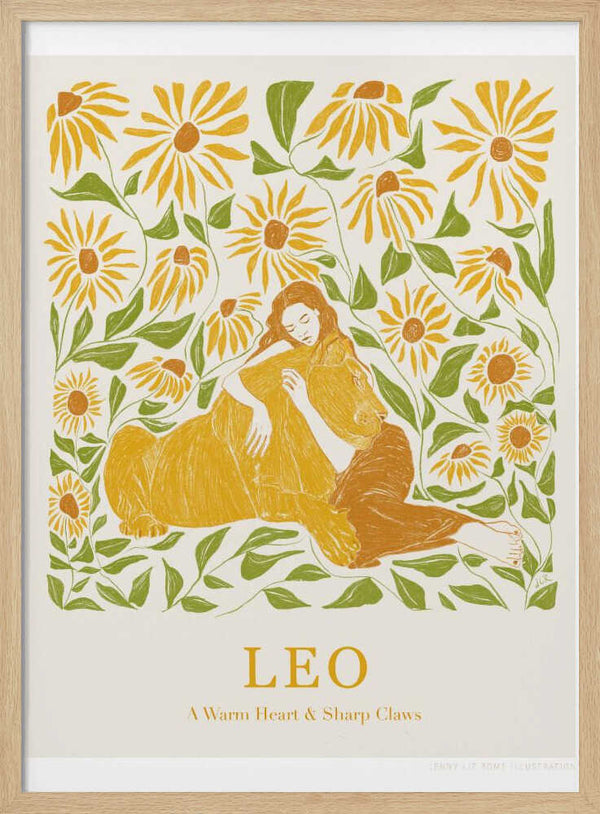 Tablou înramat „Jlr Leo Copy” de Jenny Liz Rome