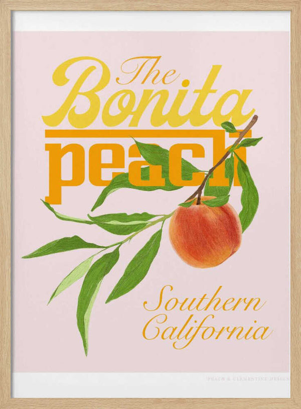 Tablou înramat „Pandcbonitapeach Copy” de Jenny Liz Rome