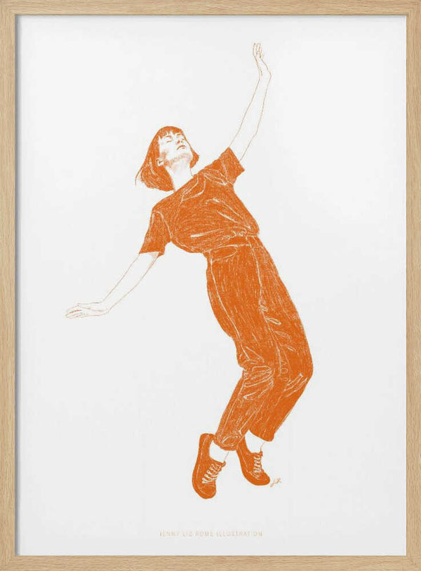 Tablou înramat „Jlr Dancing14 Copy 2” de Jenny Liz Rome