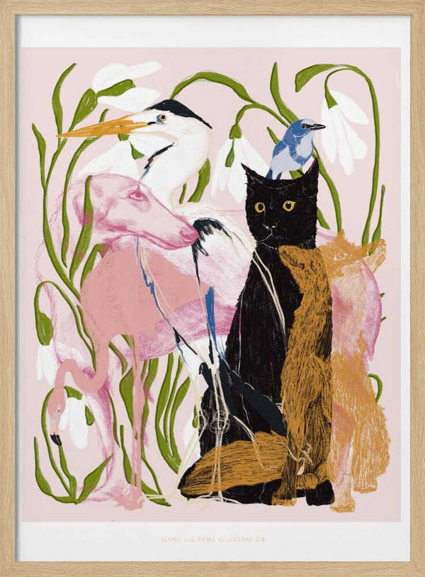 Tablou înramat „Jlr Collage2” de Jenny Liz Rome