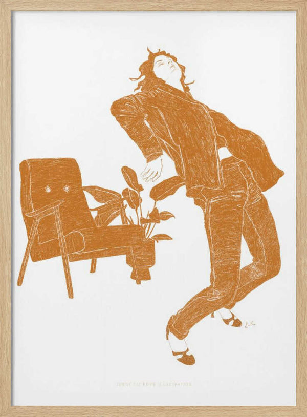 Tablou înramat „Jlr Dancing6 Copy” de Jenny Liz Rome