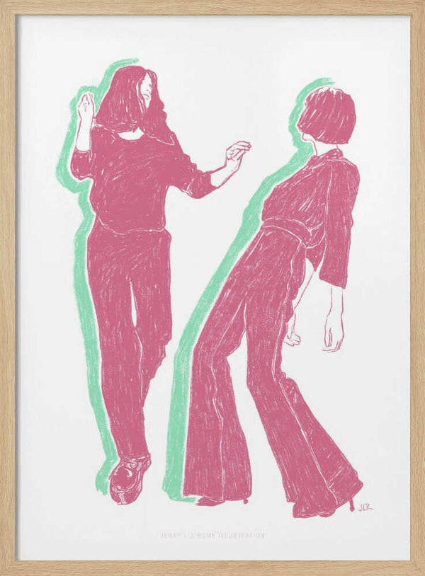 Tablou înramat „Jlr Dancing3 Copy” de Jenny Liz Rome