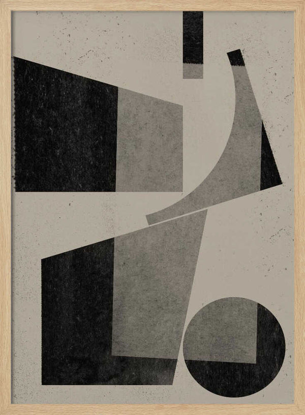 Tablou înramat „Geometric Harmony” de THE MIUUS STUDIO