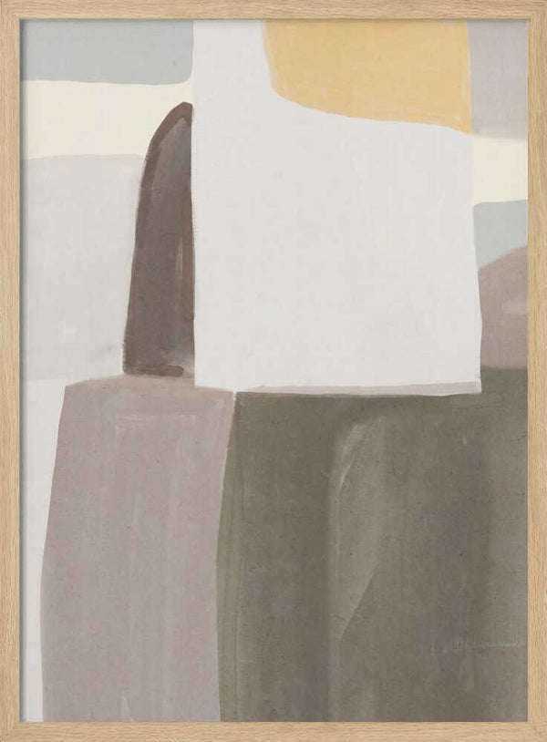 Tablou înramat „Muted Geometry” de Little Dean