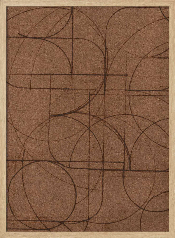 Tablou înramat „Curved 1” de Dan Hobday