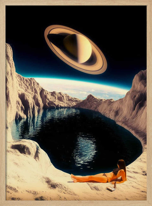 Tablou înramat „Moon Pool” de Taudalpoi