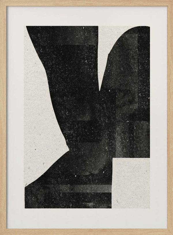 Tablou înramat „Dark Silhouette Form” de THE MIUUS STUDIO