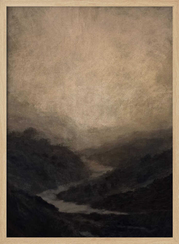 Tablou înramat „Highland River” de Dan Hobday