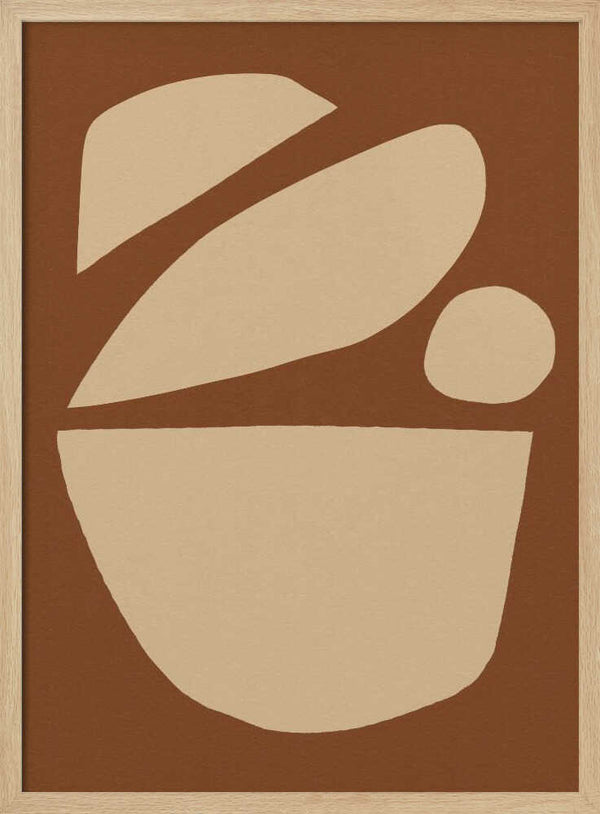 Tablou înramat „Abstract Balance” de Treechild