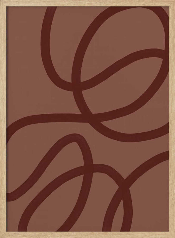 Tablou înramat „Loops in Motion” de Treechild