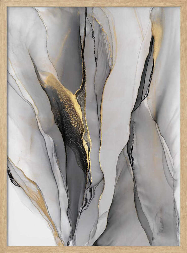 Tablou înramat „Golden Veins” de Alevtina Shelest