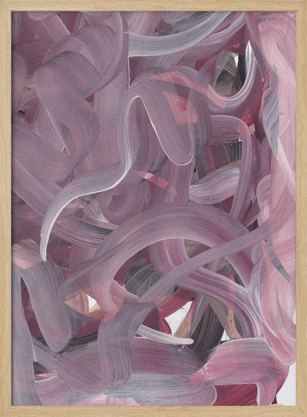 Tablou înramat „Pink abstract” de Maira Ribena