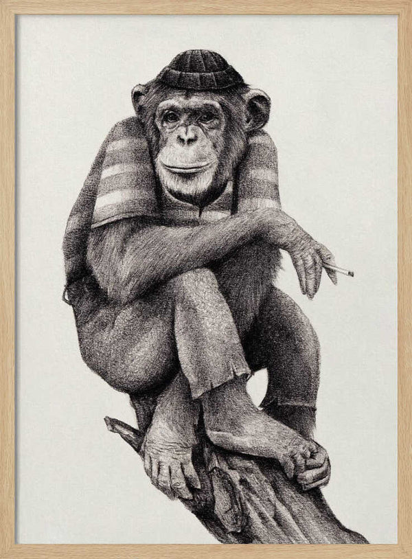 Tablou înramat „Smoke &amp;amp Chill” de Mike Koubou