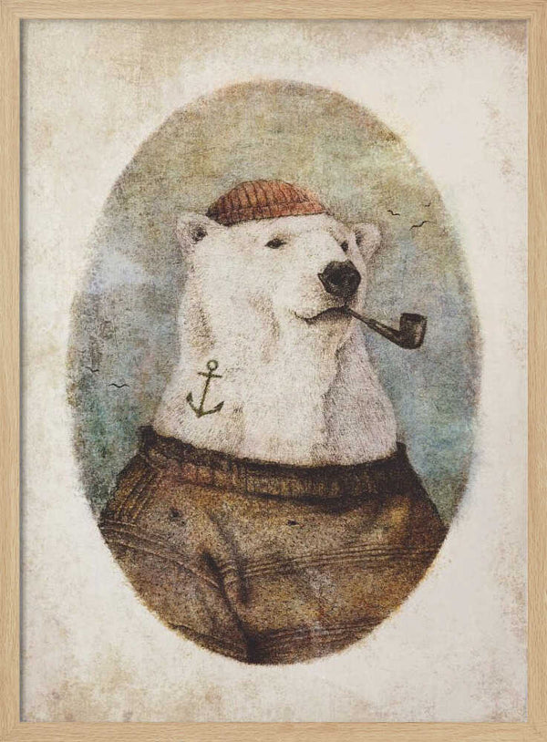 Tablou înramat „Onto the Shore” de Mike Koubou